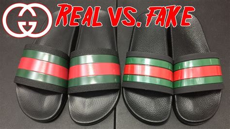 diamond gucci slides fake|how to authenticate gucci slides.